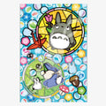 Puzzle Vitrail Art Crystal — Totoro & Ohajiki (126 pièces)