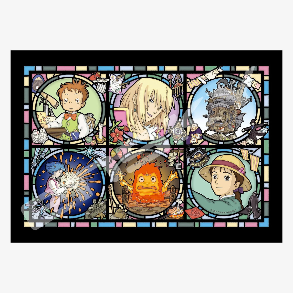 Puzzle Vitrail Art Crystal Chateau Ambulant